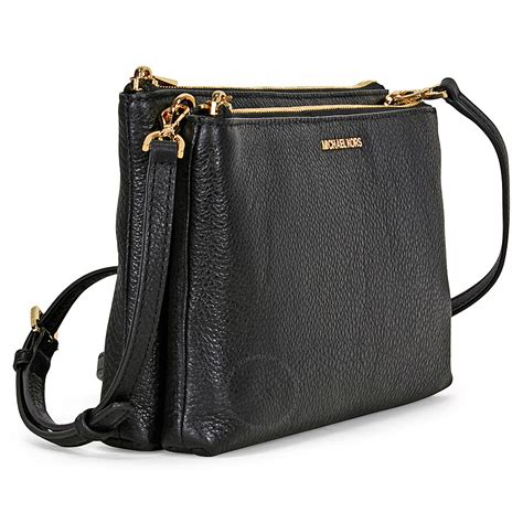 michael michael kors adele double zip cross body bag